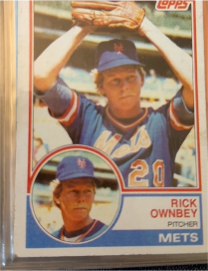 1983 Topps #739 Rick Ownbey — front