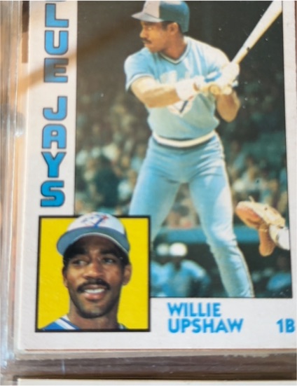 1984 Topps #453 Willie Upshaw — front