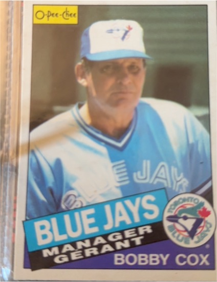 1985 O-Pee-Chee #135 Bobby Cox — front