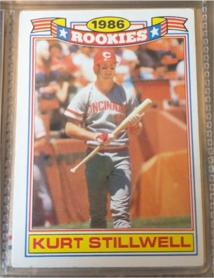 1986 Topps #17 Kurt Stillwell — front