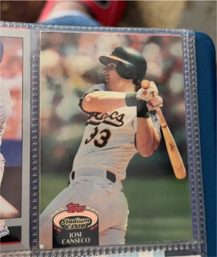 1992 Topps Stadium Club #370 Jose Canseco — front