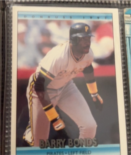 1992 Donruss #243 Barry Bonds — front