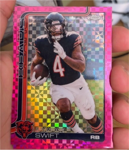 2025 Topps Chrome #53 D'Andre Swift — front