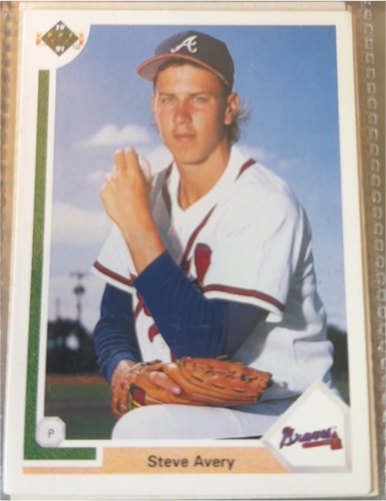 1991 Upper Deck #365 Steve Avery — front