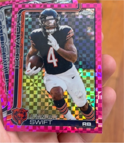 2025 Topps Chrome #53 D'Andre Swift — front