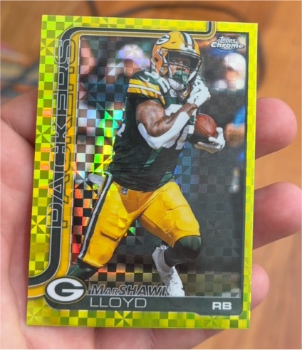 2025 Topps Chrome #114 Marshawn Lloyd — front