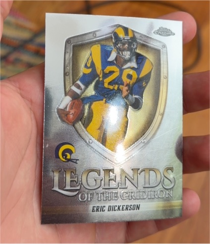2025 Topps Chrome Legends of the Gridiron #LOG-13 Eric Dickerson — front