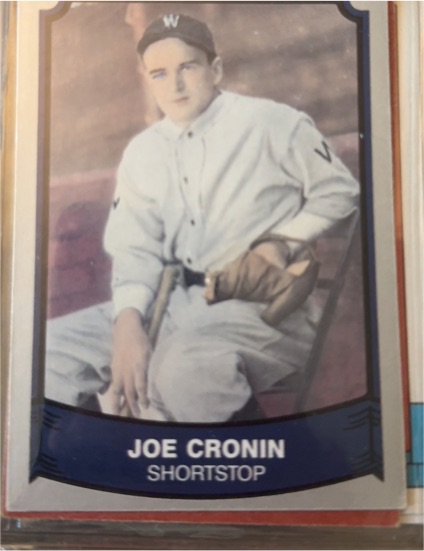 1989 Pacific Legends II #167 Joe Cronin Washington Senators — front