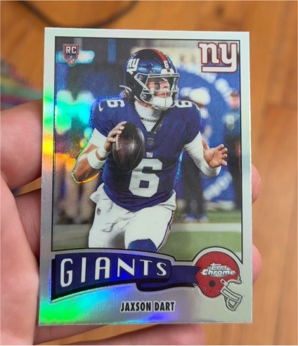 2025 Topps Chrome #1975-25 Jaxson Dart — front