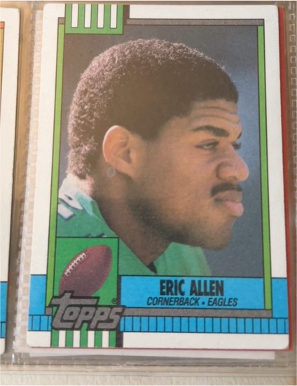 1990 Topps #87 Eric Allen — front