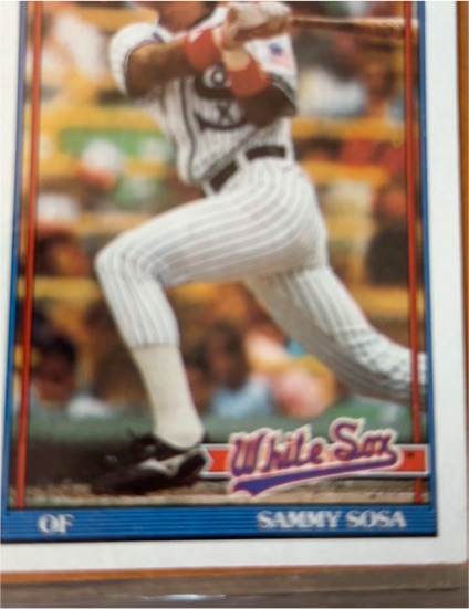1991 Topps #414 Sammy Sosa — front