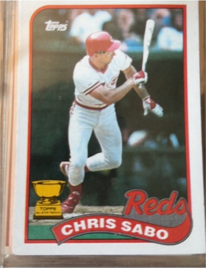 1989 Topps #490 Chris Sabo — front