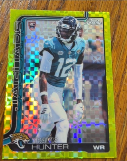 2025 Topps Chrome #332 Travis Hunter — front