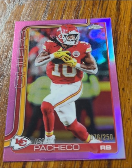 2025 Topps Chrome #149 Isiah Pacheco — front