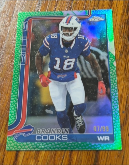 2025 Topps Chrome #217 Brandin Cooks — front