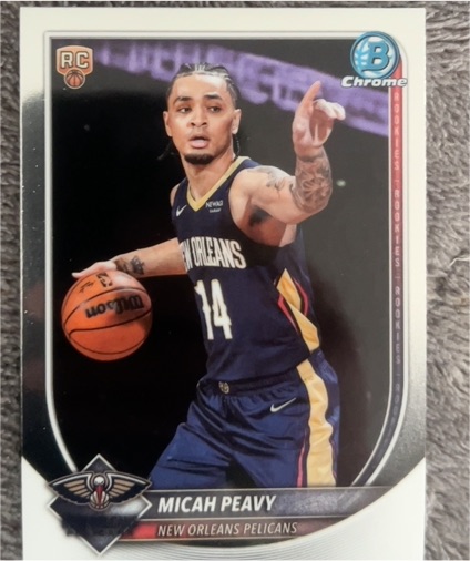 2025-26 Topps Bowman Chrome #41 Micah Peavy — front