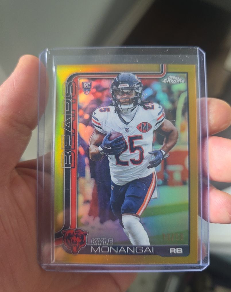 2025 Topps Chrome #382 Kyle Monangai — front