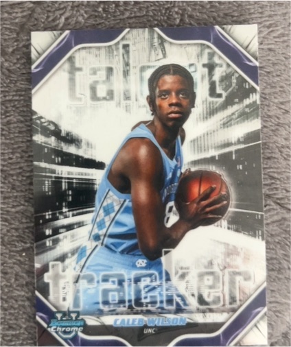 2025-26 Bowman Chrome Talent Tracker #TT-9 Caleb Wilson — front