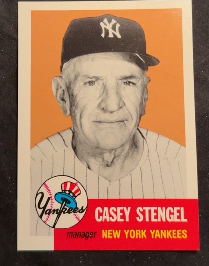 1991 Topps Archives #325 Casey Stengel — front