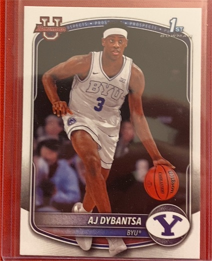 2025 Bowman Basketball #BPP-1 AJ Dybantsa — front