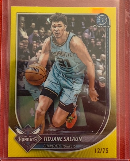 2025-26 Topps Bowman Chrome #BCV-169 Tidjane Salaün — front