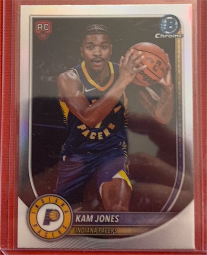 2025-26 Bowman Chrome #BCV-39 Kam Jones — front