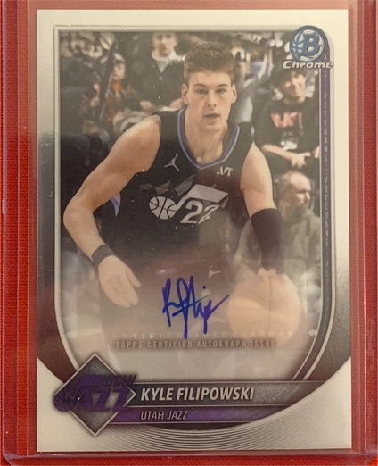 2025-26 Bowman Chrome #BCA-KF Kyle Filipowski — front