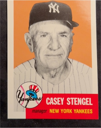 1991 Topps Archives #325 Casey Stengel — front