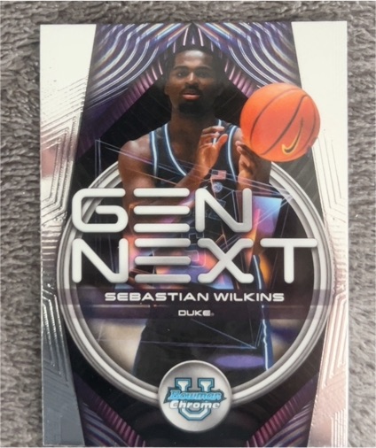 2025-26 Topps Bowman Chrome #GN-13 Sebastian Wilkins — front