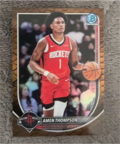 2025-26 Bowman Chrome #134 Amen Thompson — front