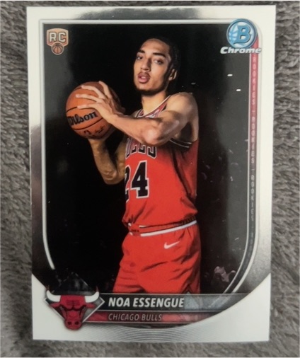 2025-26 Topps Bowman Chrome #BCV-12 Noa Essengue — front