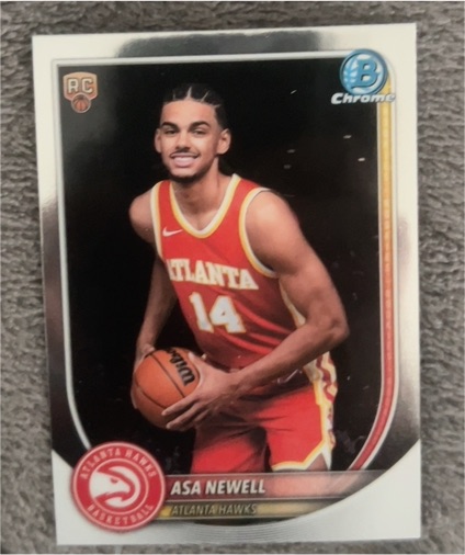 2025-26 Bowman Chrome #BCV-23 Asa Newell — front