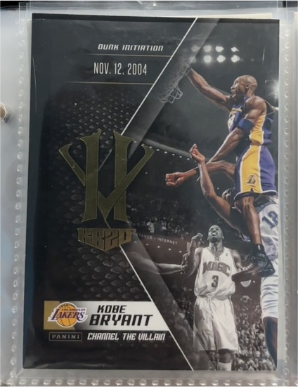2015-16 Panini HeroVillain Channel the Villain Kobe Bryant — front