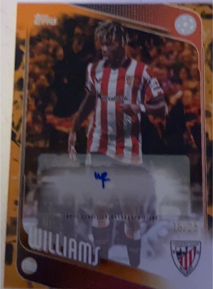 2025-26 Topps UEFA Club Competitions #38 Nico Williams — front