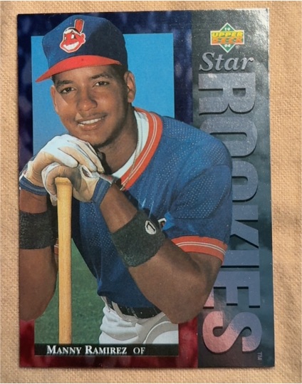 1994 Upper Deck #23 Manny Ramirez Star Rookies — front