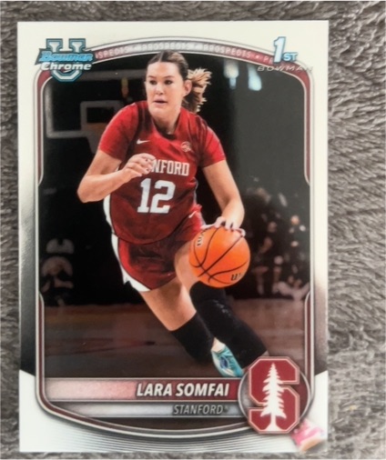 2025-26 Bowman Basketball Prospects #BPP-44 Lara Somfai — front