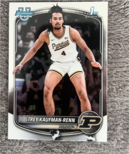 2025-26 Bowman Chrome #BCP-21 Trey Kaufman-Renn — front