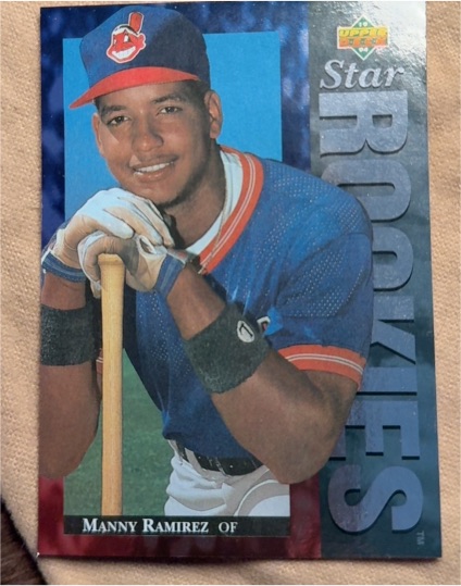 1994 Upper Deck #23 Manny Ramirez Star Rookies Cleveland Indians — front
