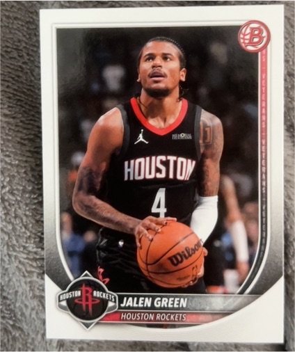 2025-26 Bowman #199 Jalen Green — front