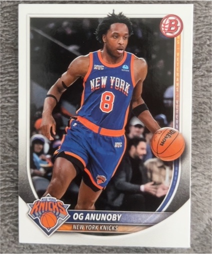 2025-26 Bowman #63 OG Anunoby — front