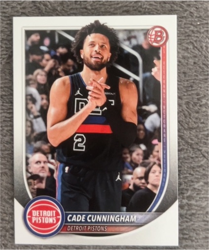2025-26 Bowman #74 Cade Cunningham — front