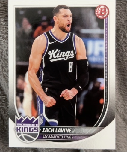 2025-26 Bowman #128 Zach LaVine — front