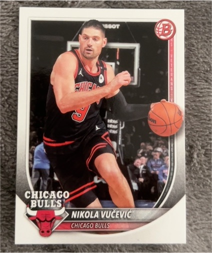 2025-26 Bowman Basketball #157 Nikola Vučević — front