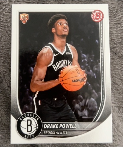 2025-26 Bowman #22 Drake Powell — front