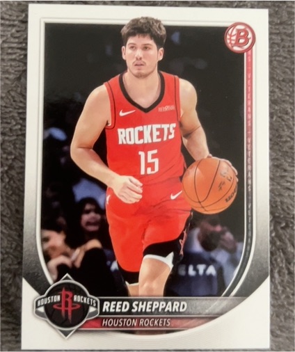 2025-26 Bowman #135 Reed Sheppard — front