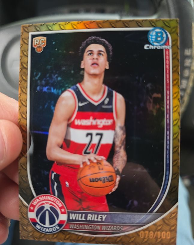 2025-26 Topps Bowman Chrome #BCV-21 Will Riley — front