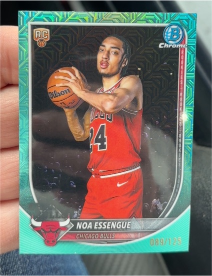 2025-26 Bowman Chrome #BCV-12 Noa Essengue — front