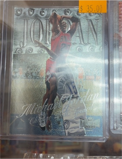 1998-99 Metal Universe #1 Michael Jordan — front