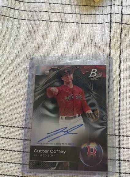 2023 Bowman Platinum #TOP-76 Cutter Coffey — front