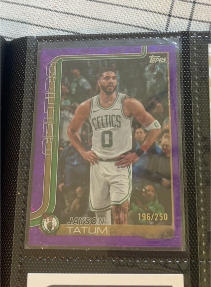 2025 Topps #196/250 Jayson Tatum — front